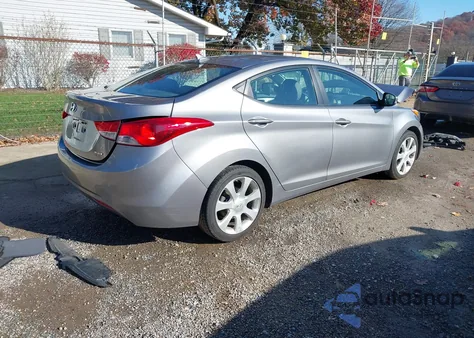 2011 Hyundai Elantra Limited (Ulsan Plant) from USA, damaged, VIN KMHDH4AE8BU111558